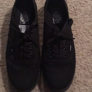 All black VANS!